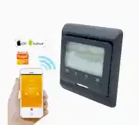 Терморегулятор для теплого пола Е-51 черный Wi-Fi